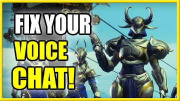 How to FIX In Game Voice Chat DESTINY 2 Crossplay (PS4, PS5, Xbox, PC)
