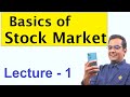 Basics of stock market for beginners lecture 1 by ak mandhan