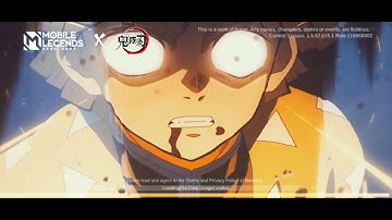 Loading screen Mobile Legends Demon Slayer