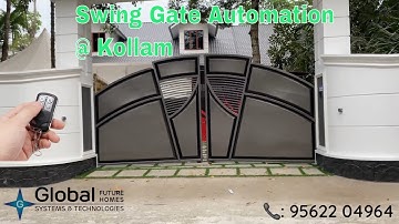 Automatic Swing Gate Opener installed at Chavara, Kollam | Gate Automation in Kerala| 📞9562204964
