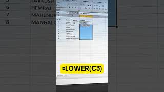 Lower Case Formula Use in Excel | How to Change Uppercase Letter to Lowercase in Excel  msexcelwire