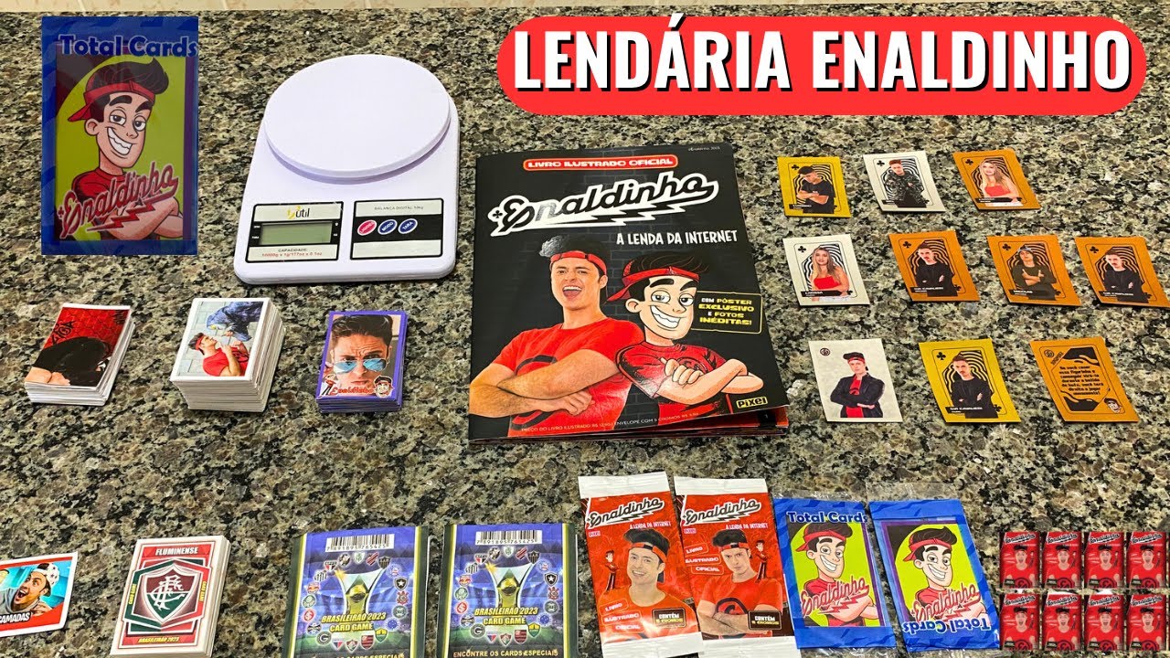COMPLETANDO A COLEÇÃO DE FIGURINHAS LENDÁRIAS DO ALBÚM DO ENALDINHO ...
