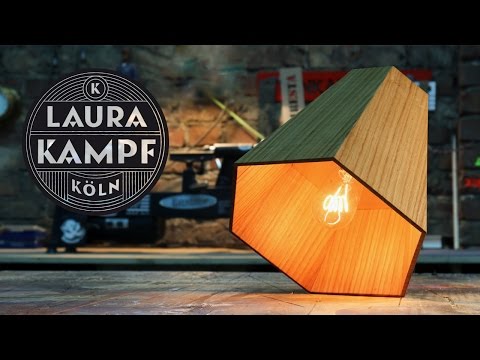 Laura´s Wooden Hexagon Lamp