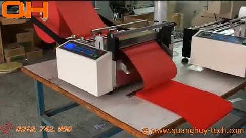 Cắt màng xốp hơi chính xác, tốc độ cao với Máy cắt vật liệu mềm tự động