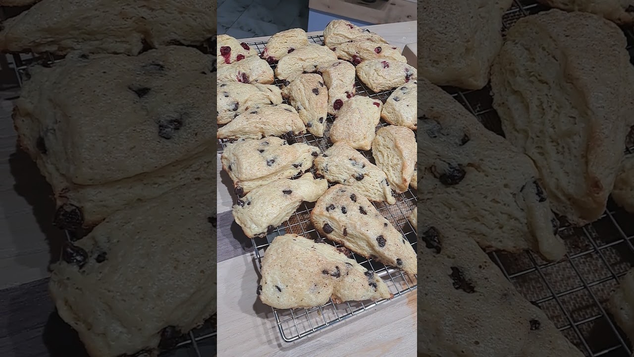 Long Fermented sourdough scones.