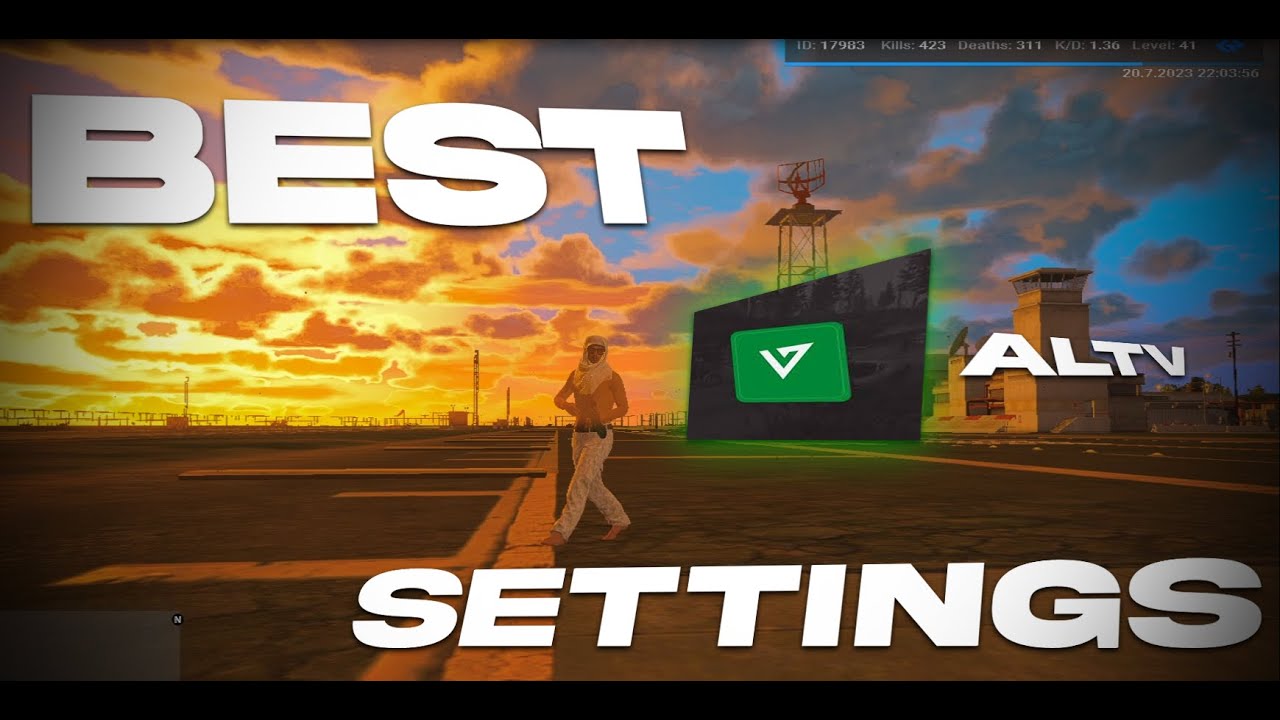 THE BEST ALTV SETTINGS| Settings in bio... | #youtube #altv # ...