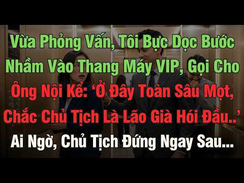Vừa Phỏng Vấn Ra, Tôi Bước Nhầm Vào Thang Máy VIP, Bấm Gọi Cho Ông Nội Chê Bai Tập Đoàn Toàn Sâu Mọt