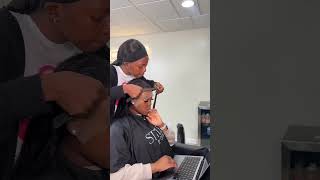 SLEEK LOW PONYTAIL WIG INSTALL😍😍😍 #dmvhairstylist #wigs #wiginstallation #ponytail #hairstyle