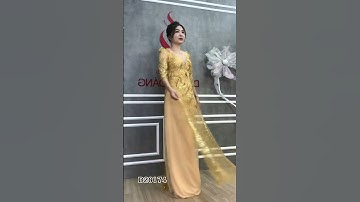 Dạ hội áo dài tiệc cưới, lễ tết ngồi sui sang trọng #áo_dài_dạ_hội #dạ_hội_tiệc_cưới #đầm_trung_niên