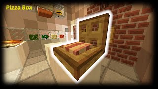 Minecraft - How to make a Pizza Box