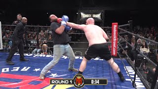Redneck Brawl s First Ever 3 Knockdown Rule Triggered during Big Bad John Fight