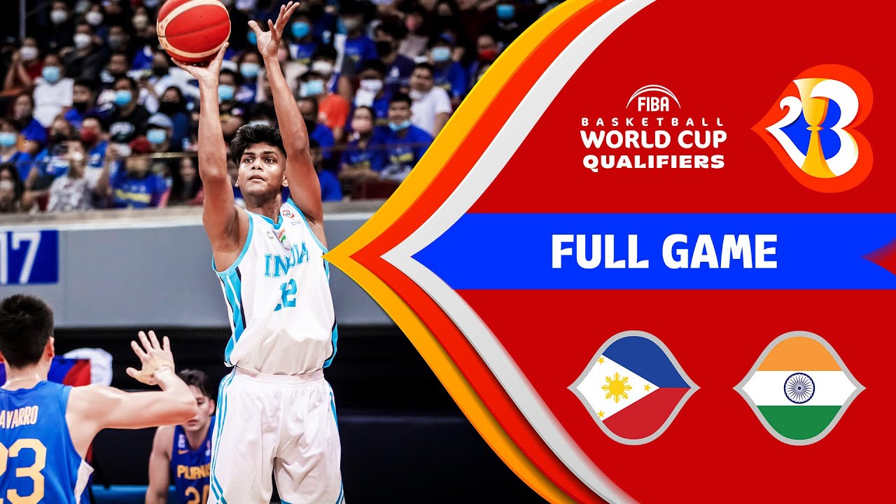 Download 🇵🇭 PHI - 🇮🇳 IND | Basketball Full Game - #FIBAWC 2023 Qualifiers