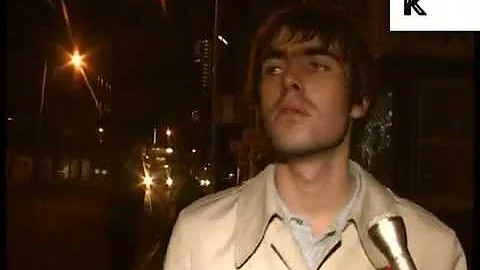 1990s Liam Gallagher Drunk Interview, Archive Footage