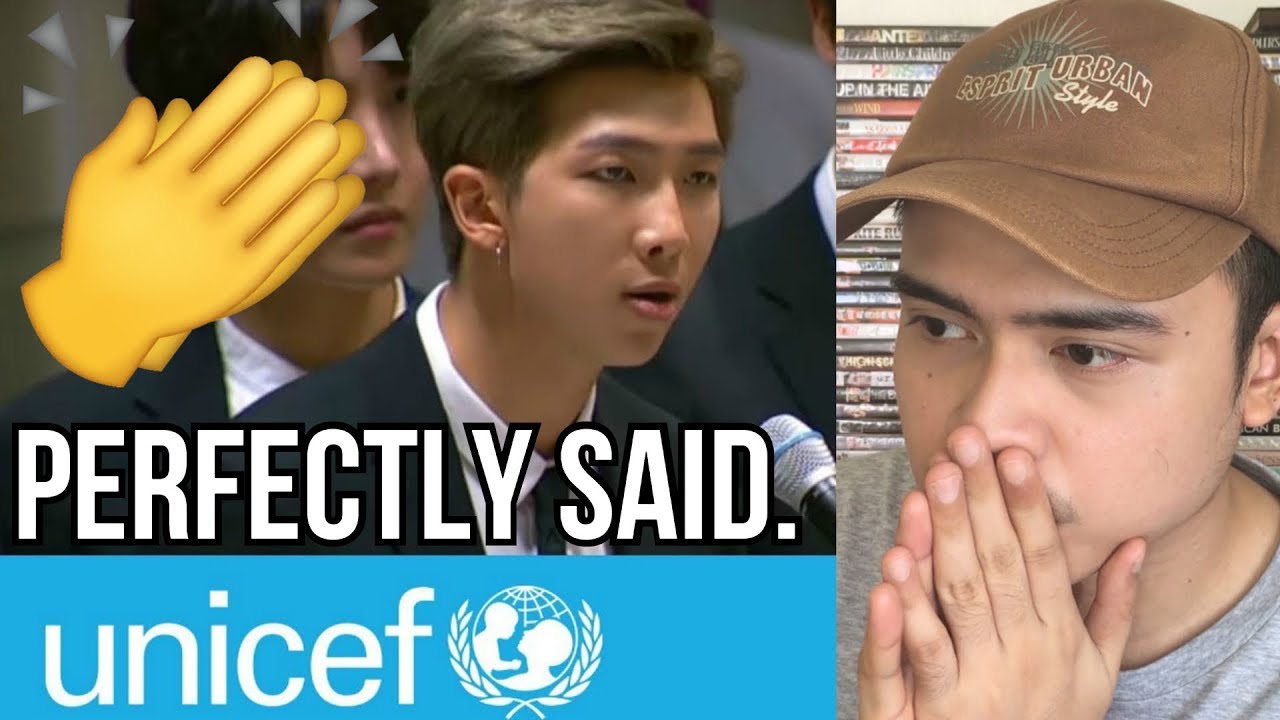 Filipino Reacts to BTS | UNICEF SPEECH (FULL) - YouTube