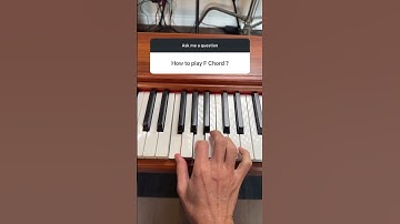 F Major Chord on Piano