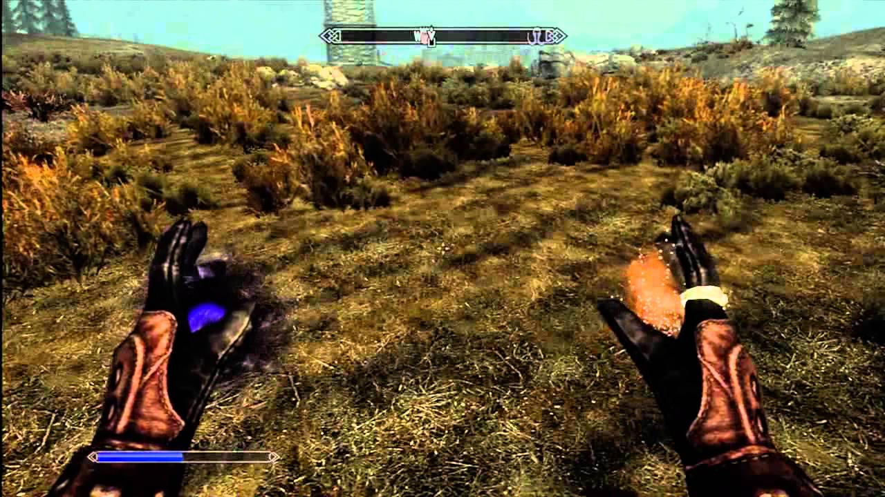 Skyrim How To Level all Mage Skills to 100