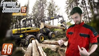 TĚŽBA DŘEVA | Farming Simulator 15 #46