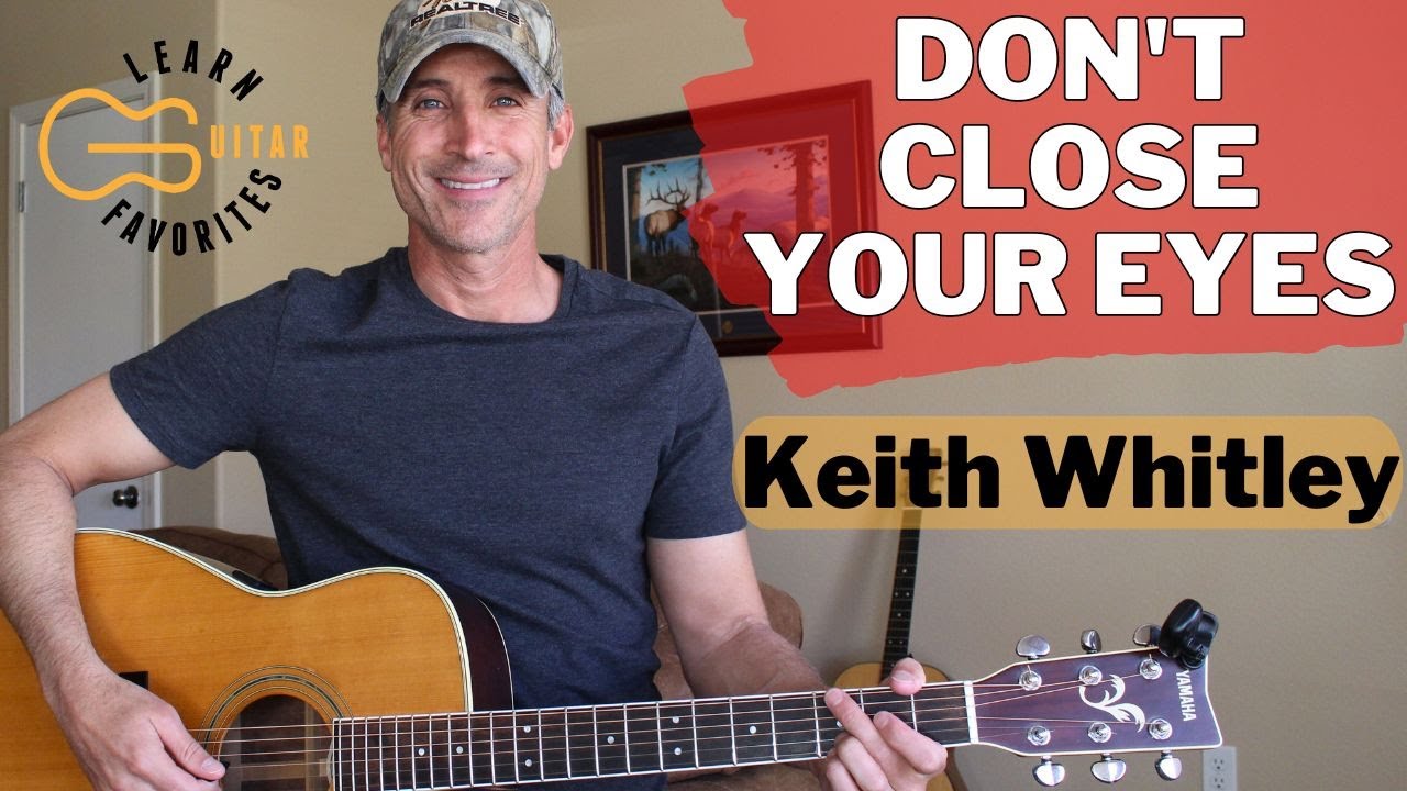 Cover Don't Close Your Eyes - Keith Whitley - Guitar Lesson | Advanced Tutorial