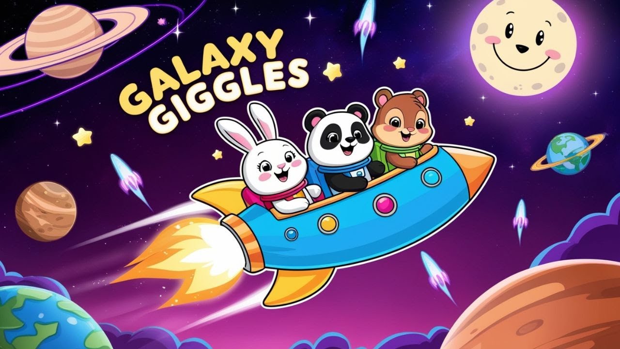 Galaxy Giggles | Happy Nest Nursery Rhymes | Space Adventure Song
