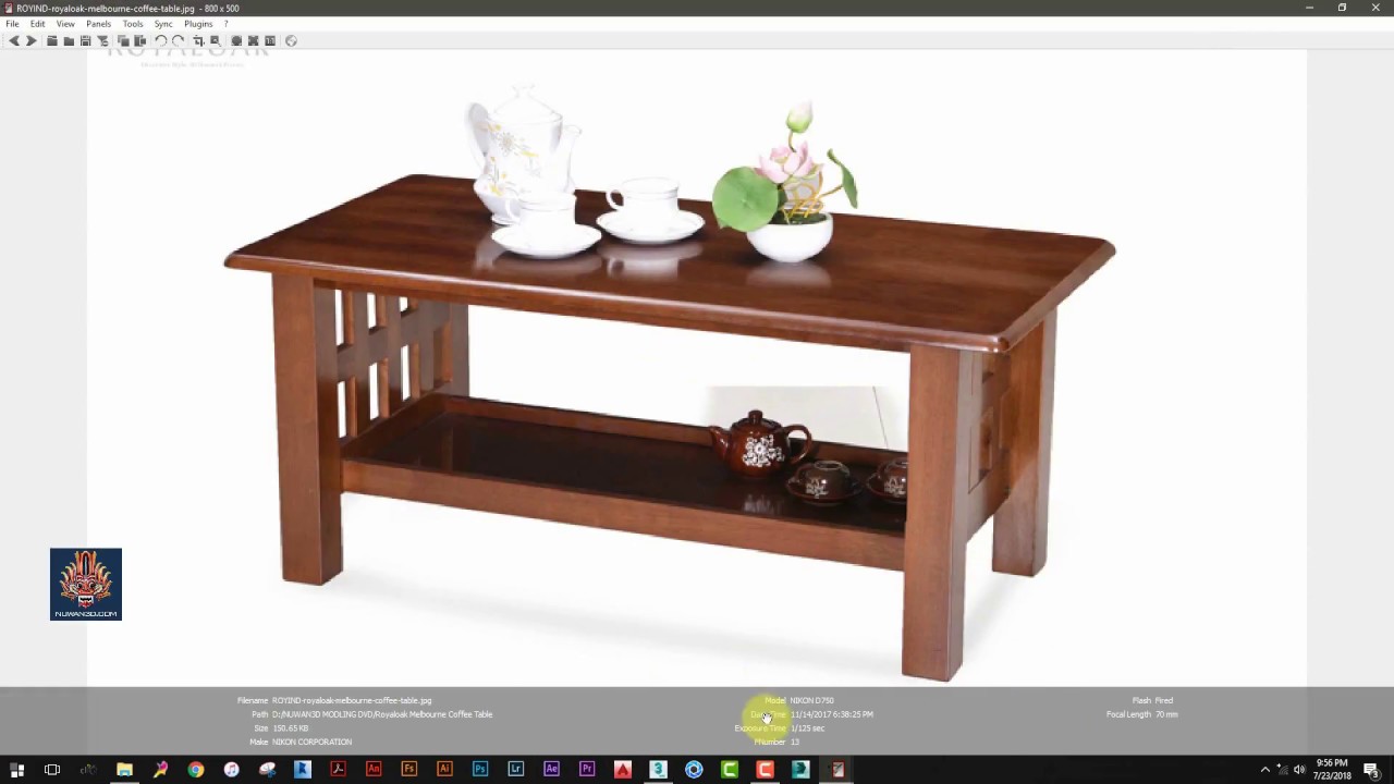 coffee table modeling tutorial - YouTube
