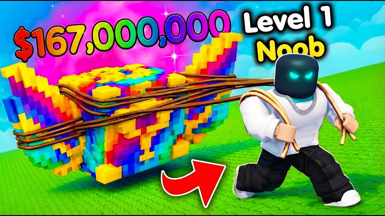 I Spent $783,677,000 In Roblox Pull Lucky Blocks...