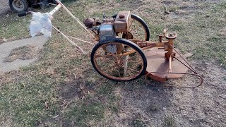 Abandoned wisconsin engine on a brush mower, will it run again