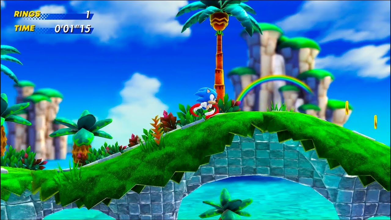 Sonic Superstars Bridge Island Zone Act 1 (Sonic) [1080 HD]