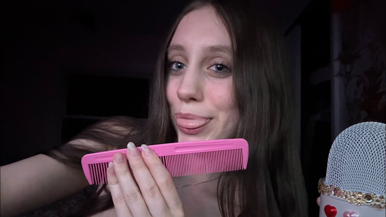 ASMR playing with my hair and rambles