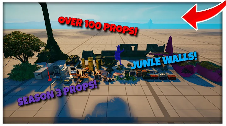 🔴LIVE🔴NEW UNRELEASED SEASON 3 JUNGLE PROPS In FORTNITE CREATIVE! (GIVEAWAY!)