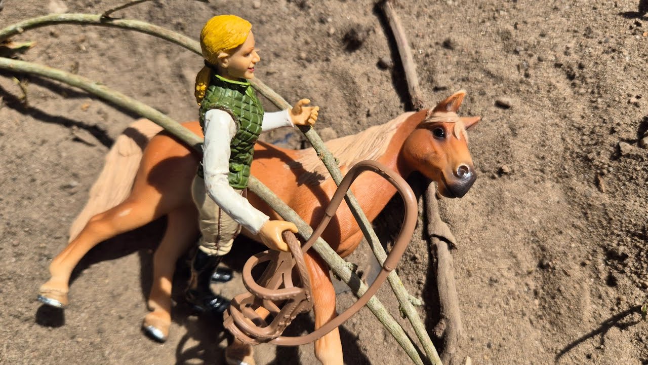 Die  traurige Geschichte eines Pferdes namens Amber🧡😭Schleich Pferde Geschichte