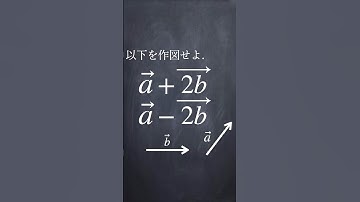 ベクトルの足し算・引き算 #shorts #数学 #勉強