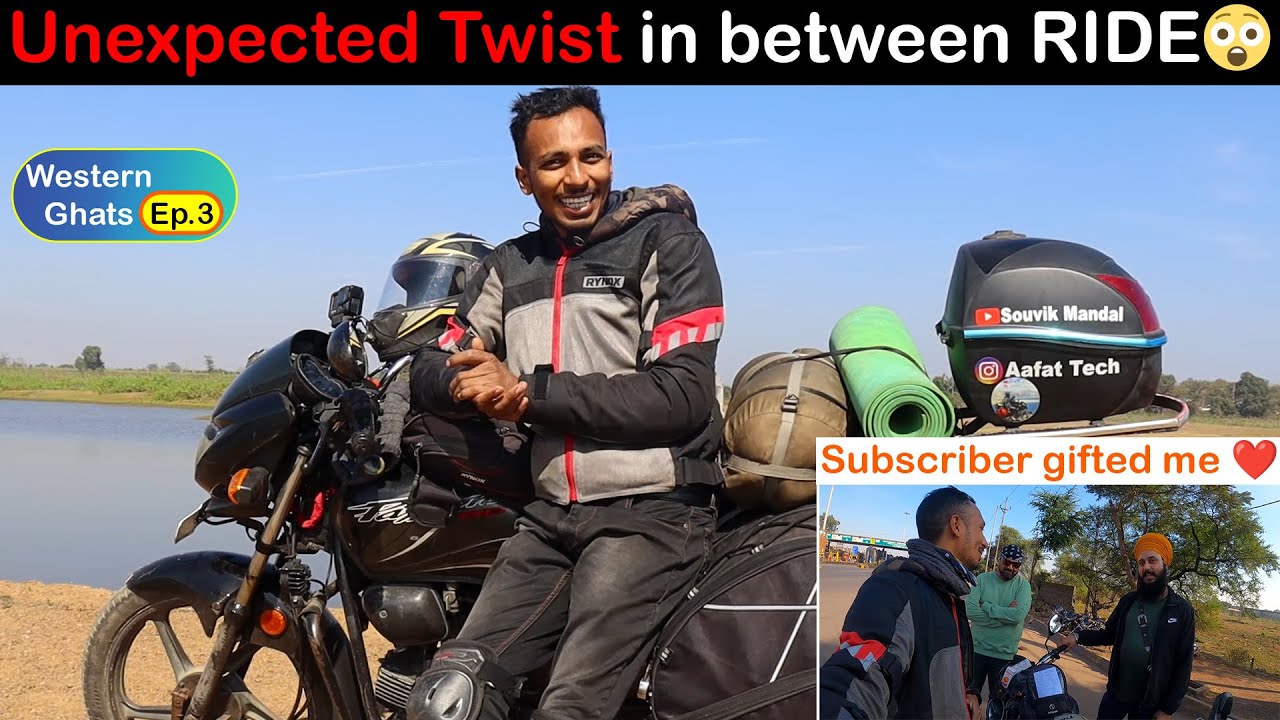 Subscriber gifted me something Special🥰 | Unexpected twist in Ride😲 | Western Ghats Ep.3