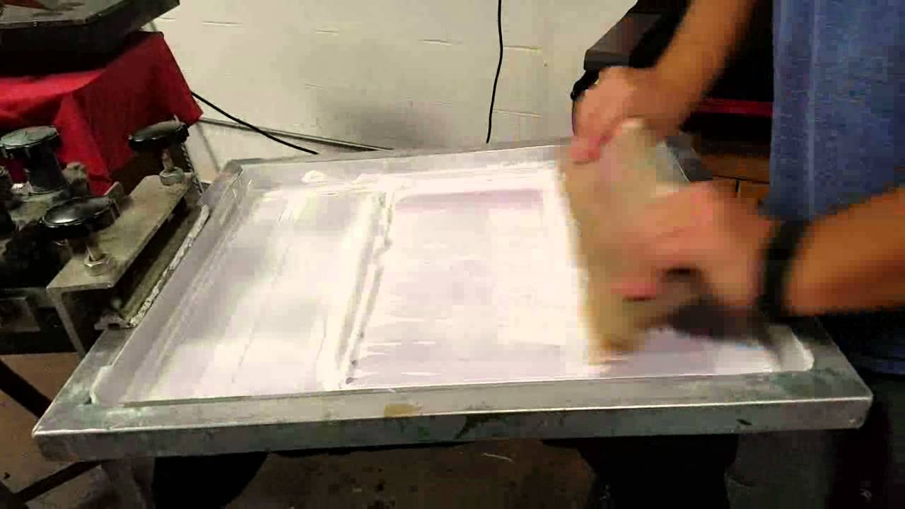 Screen Printing the Don't Be a Little Bitch T-Shirts by BayWearea