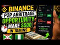 Latest Binance p2p Arbitrage Opportunity Make $500 In 10mins #trending #burundi #nigeria