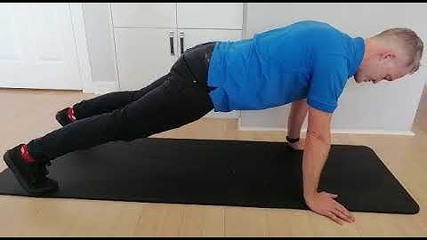 pushup plank with scapular retraction and protraction