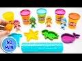 Colorful learning animals planets  alphabet with play doh  educational for toddlers