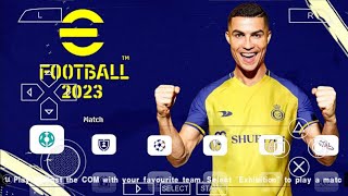 efootball PES 23 PSP NEW UPDATE  CAMERA PS5