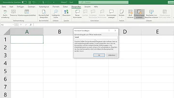 Wie mache ich eine Excel schreibgeschützt?