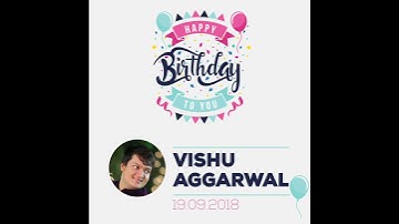 Birthday Wish Animation Video