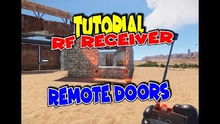 Rust Electricity Tutorial Rf Receiver Remote Opening Garage Door Youtube