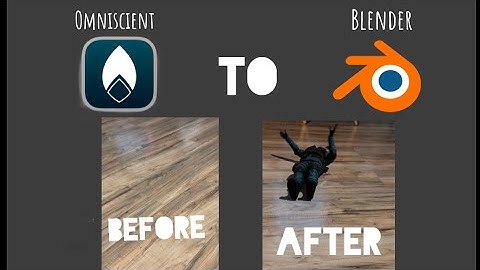 How to Camera Track with Omniscient in Blender
