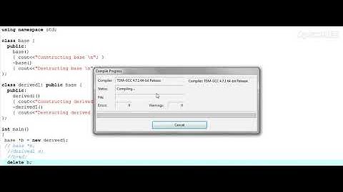 Example of Virtual Destructor in C++