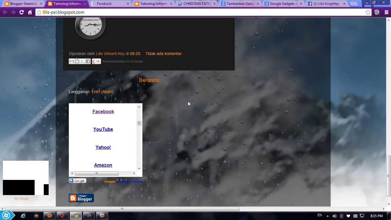 Cara Membuat Widget Di Blog - YouTube