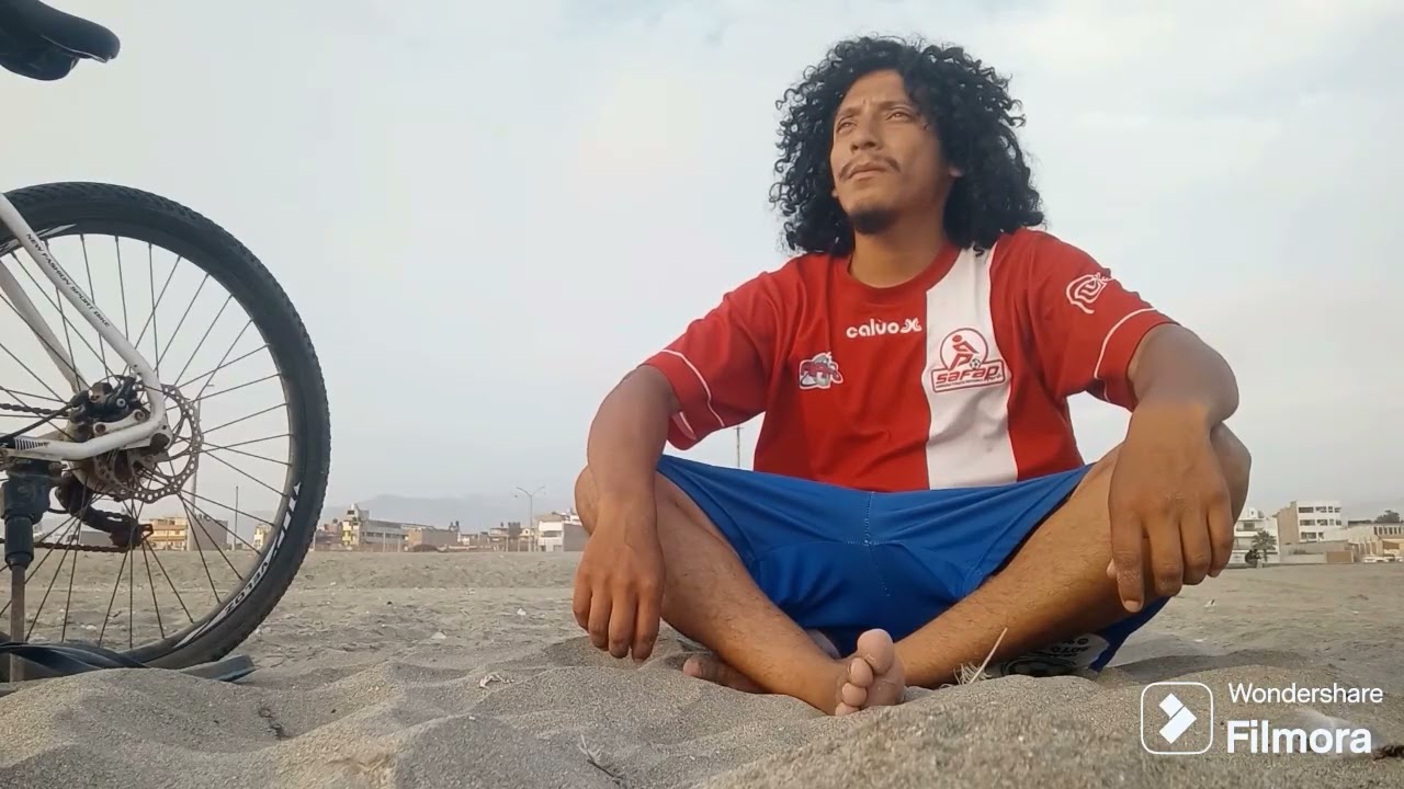 Fui a la playa en bicicleta
