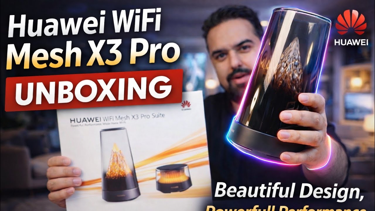 Huawei WiFi Mesh X3 Pro Suite Unboxing || Beautiful WiFi Router 