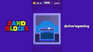 Sand Blocks Level 26 Solution Walkthrough