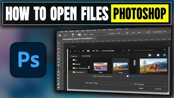 How To Open Files In Photoshop 2025.