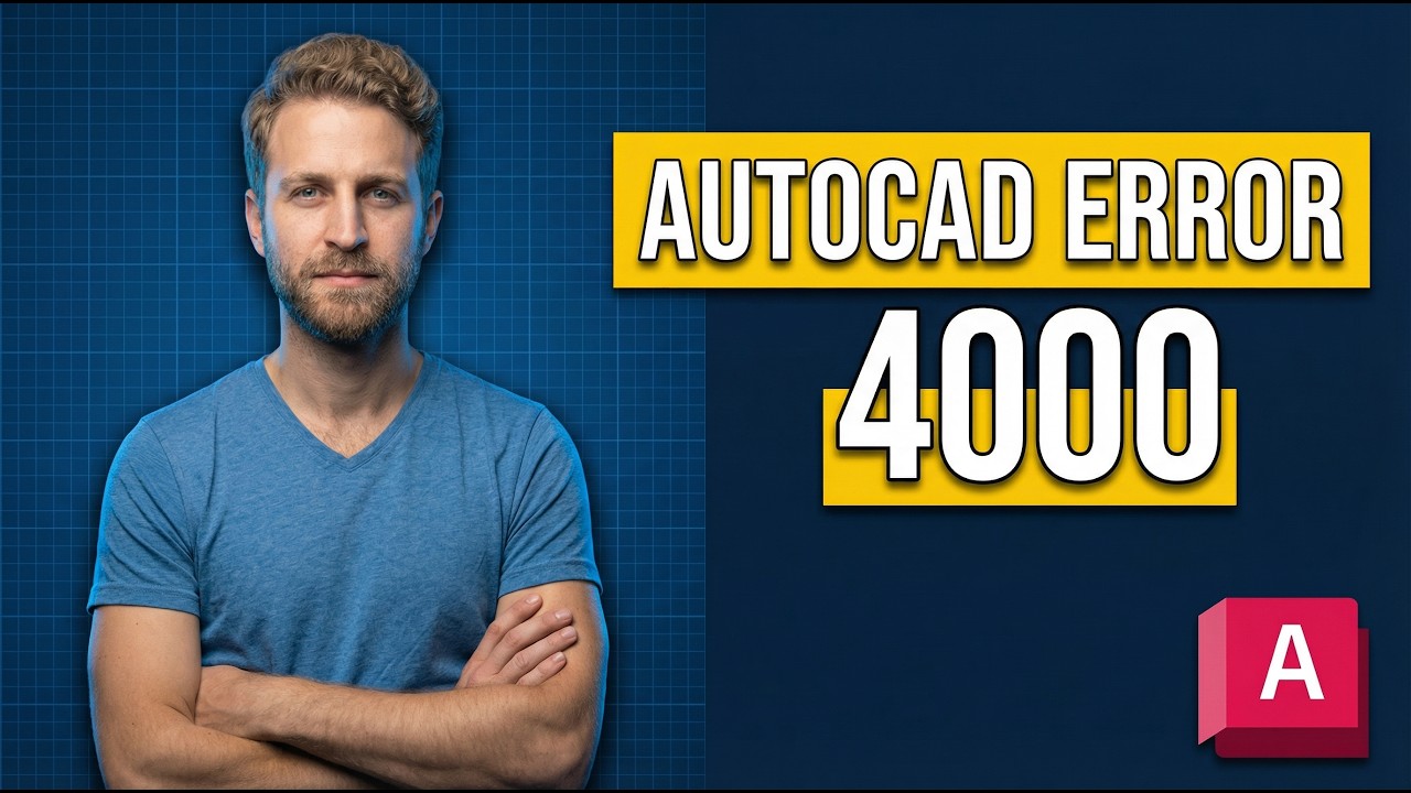 Autocad Error 4000 (2026 Easy Guide) - YouTube