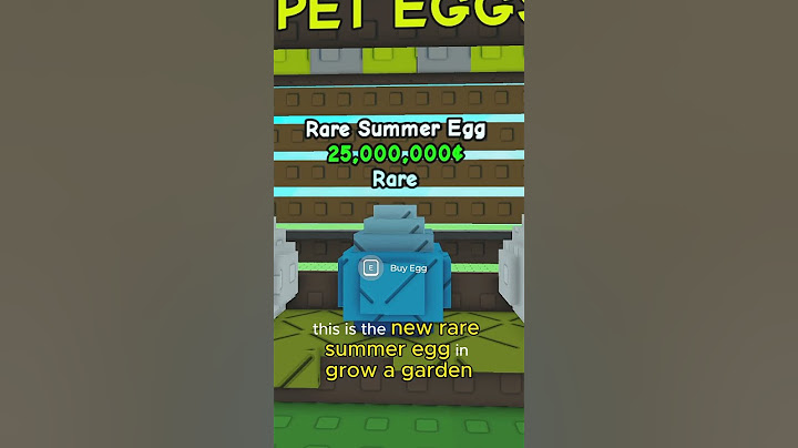 New Rare Summer Egg in Grow a Garden #growagarden #roblox