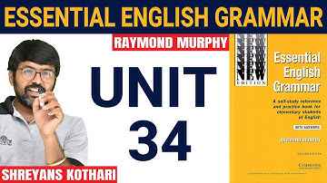 Essential English Grammar by Raymond Murphy | Raymond Murphy English Grammar (Unit 34)
